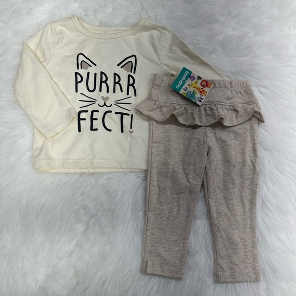 New Garanimals Baby Girl Matching Outfit Set - Picture 2 of 9